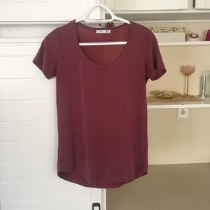 Maroon T-Shirt by Dex